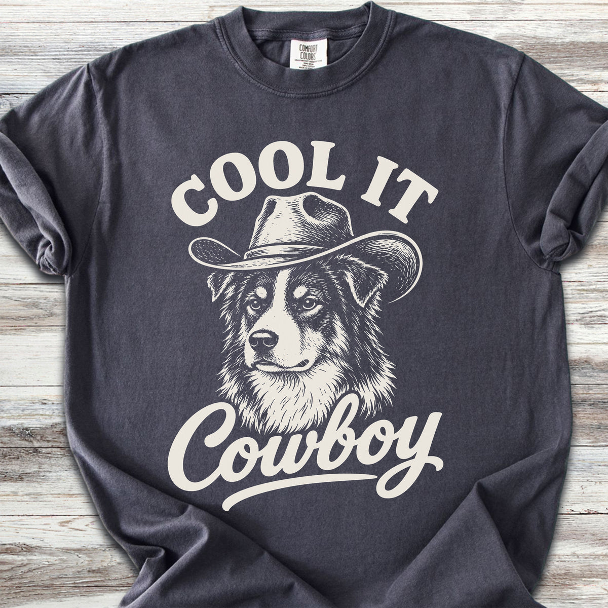 Australian Shepherd Black Tri Cool It - Graphite