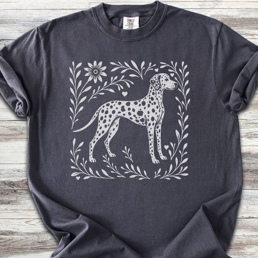 Dalmatian Linocut - Graphite