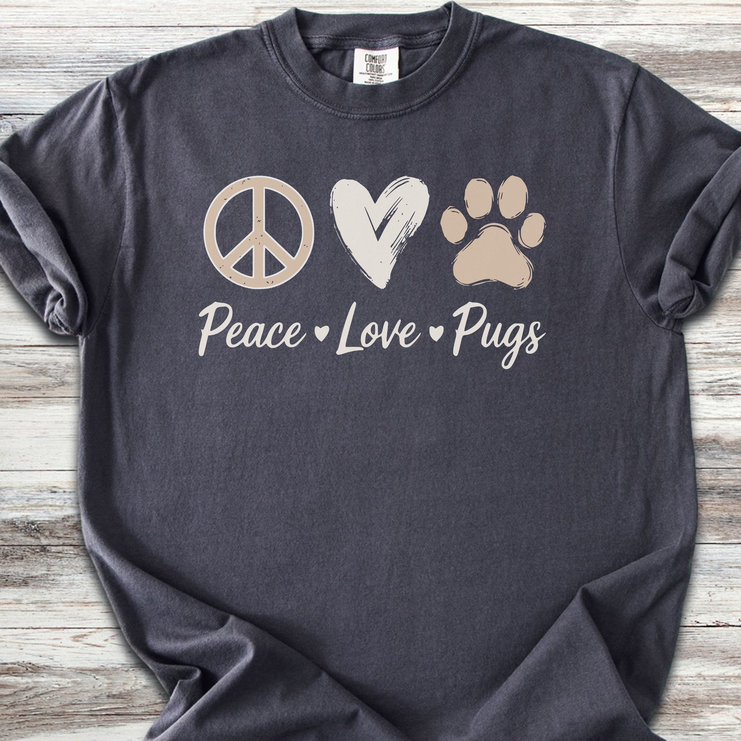 Pug Peace - Graphite