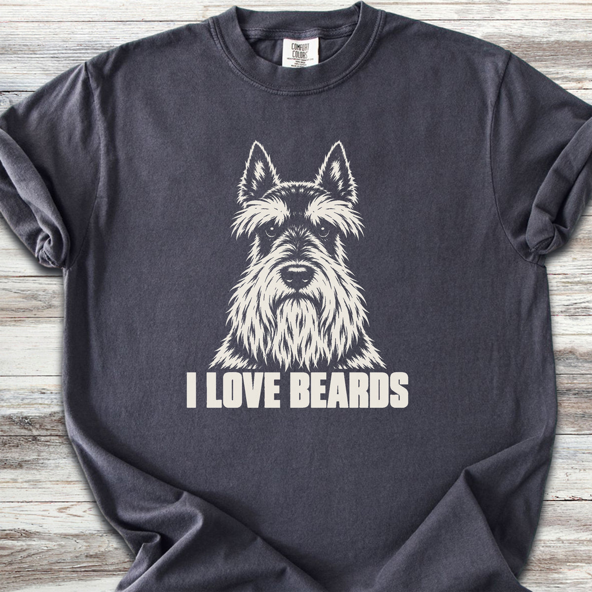 Scottish Terrier I Love Beards - Graphite
