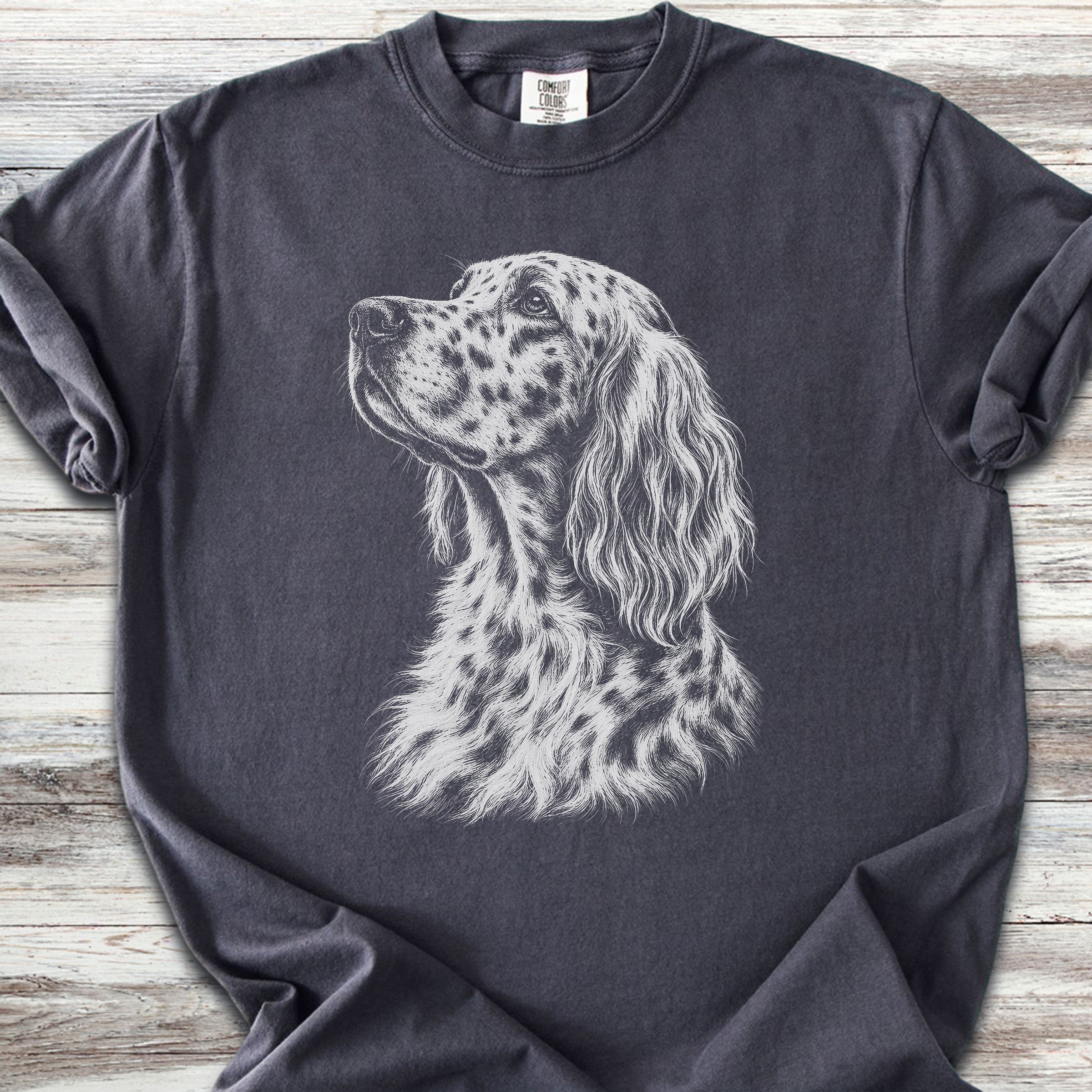 English Setter Loyalty - Graphite