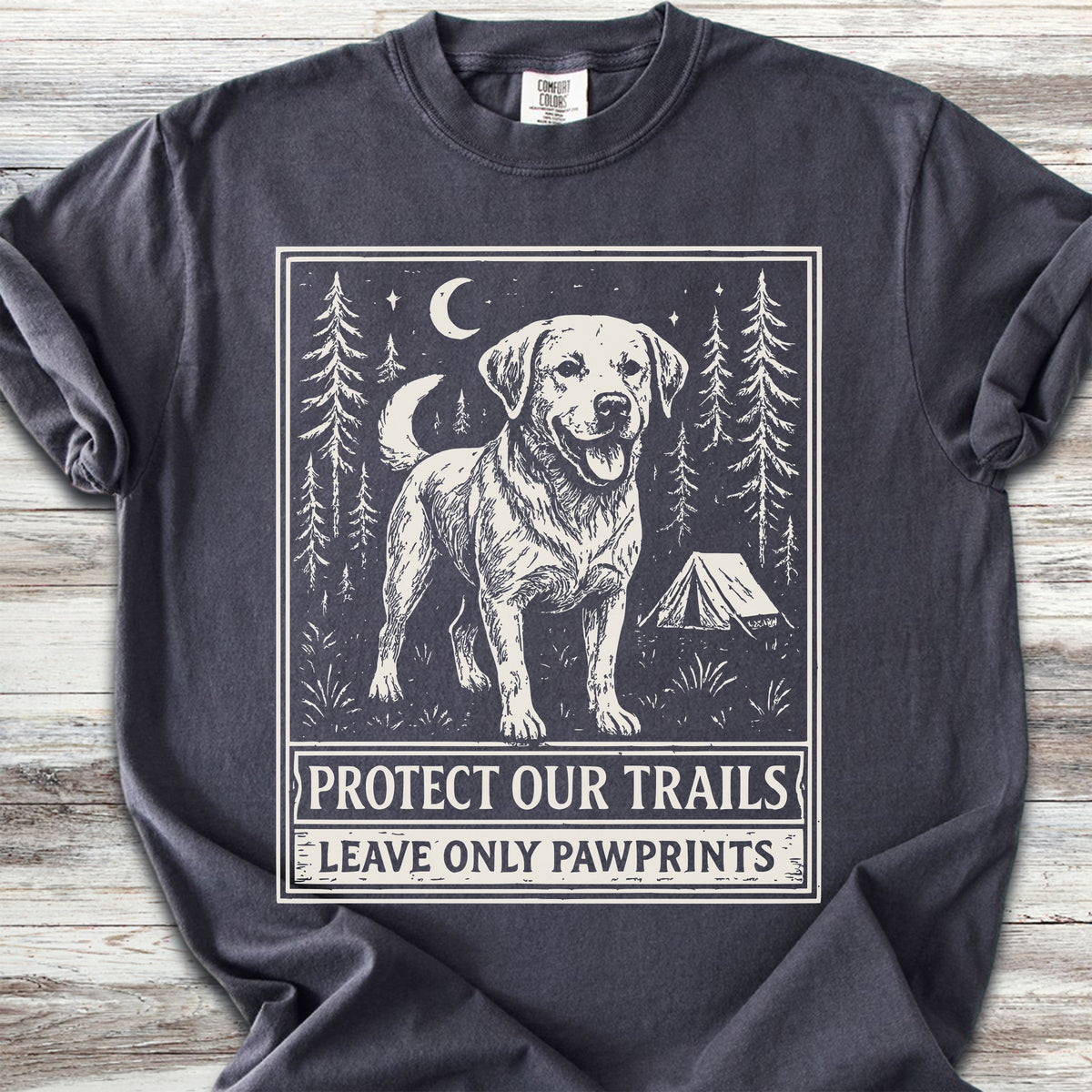 Labrador Retriever Protect Trails - Graphite