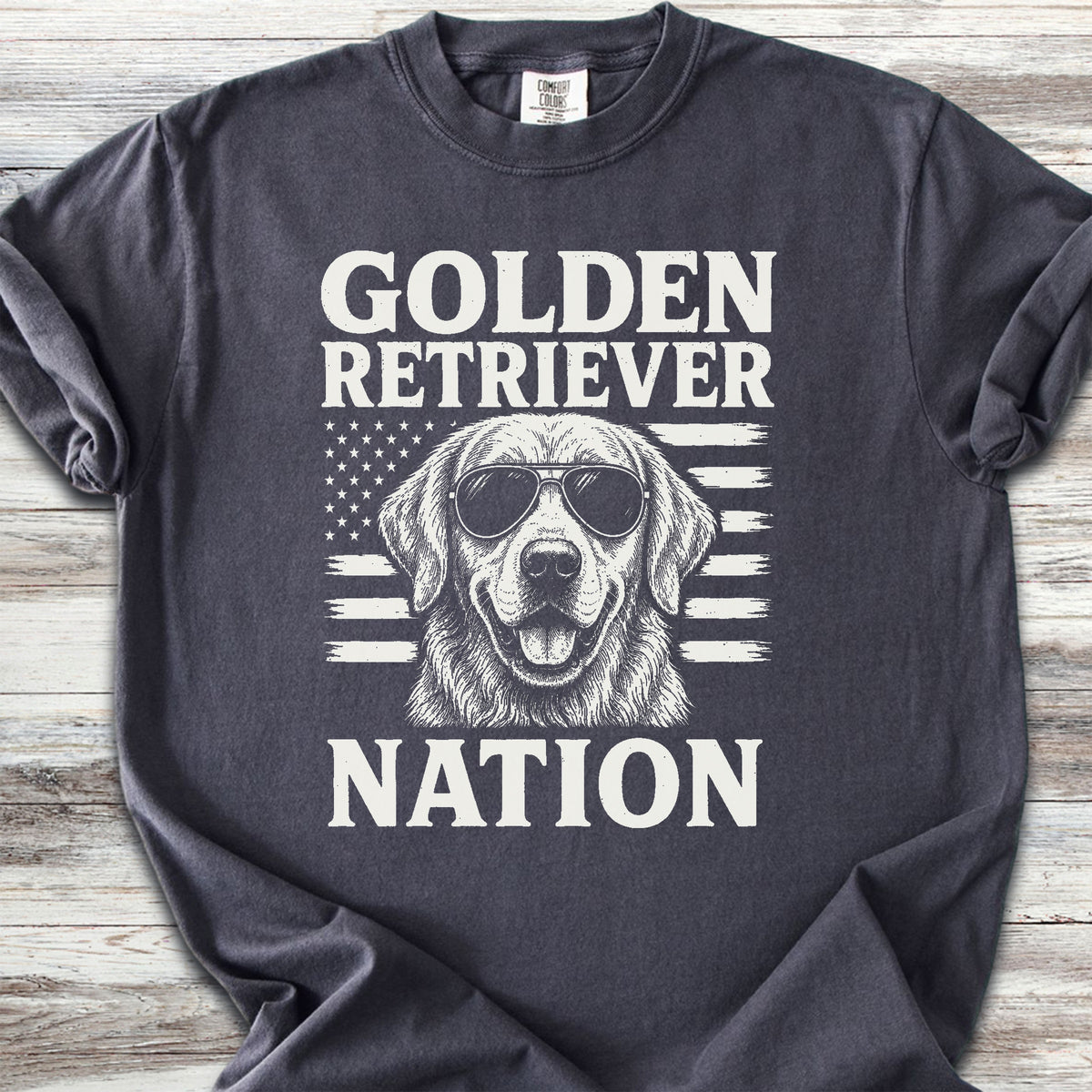 Golden Retriever Nation - Graphite