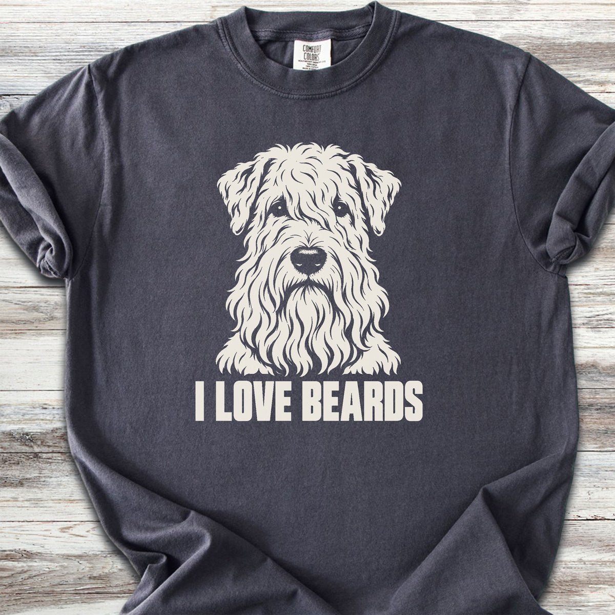 Wheaten I Love Beards - Graphite