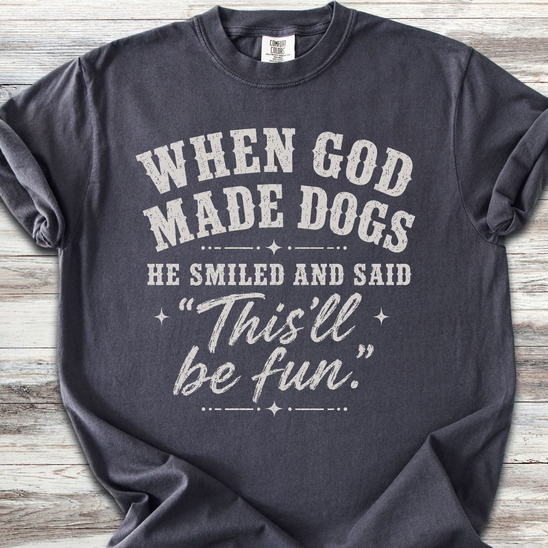 God Made Dogs - Graphite