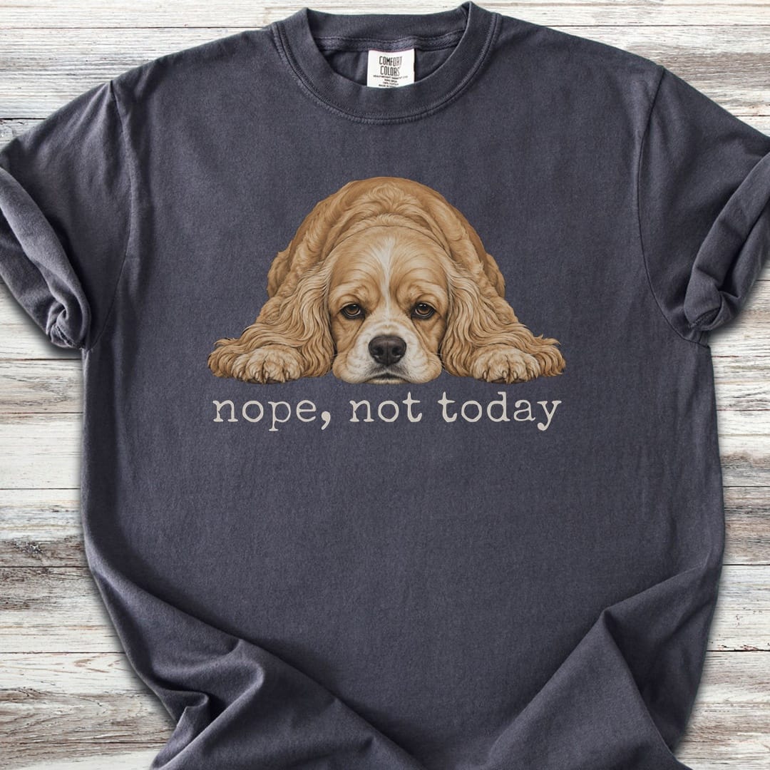 Cocker Spaniel Nope - Graphite