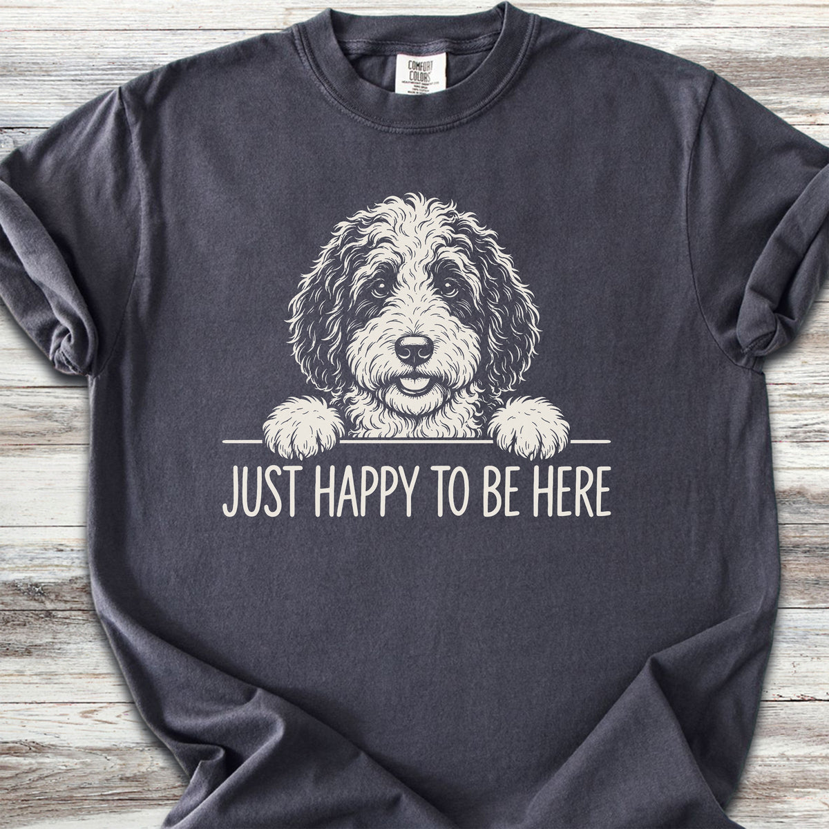 Sheepadoodle Happy - Graphite