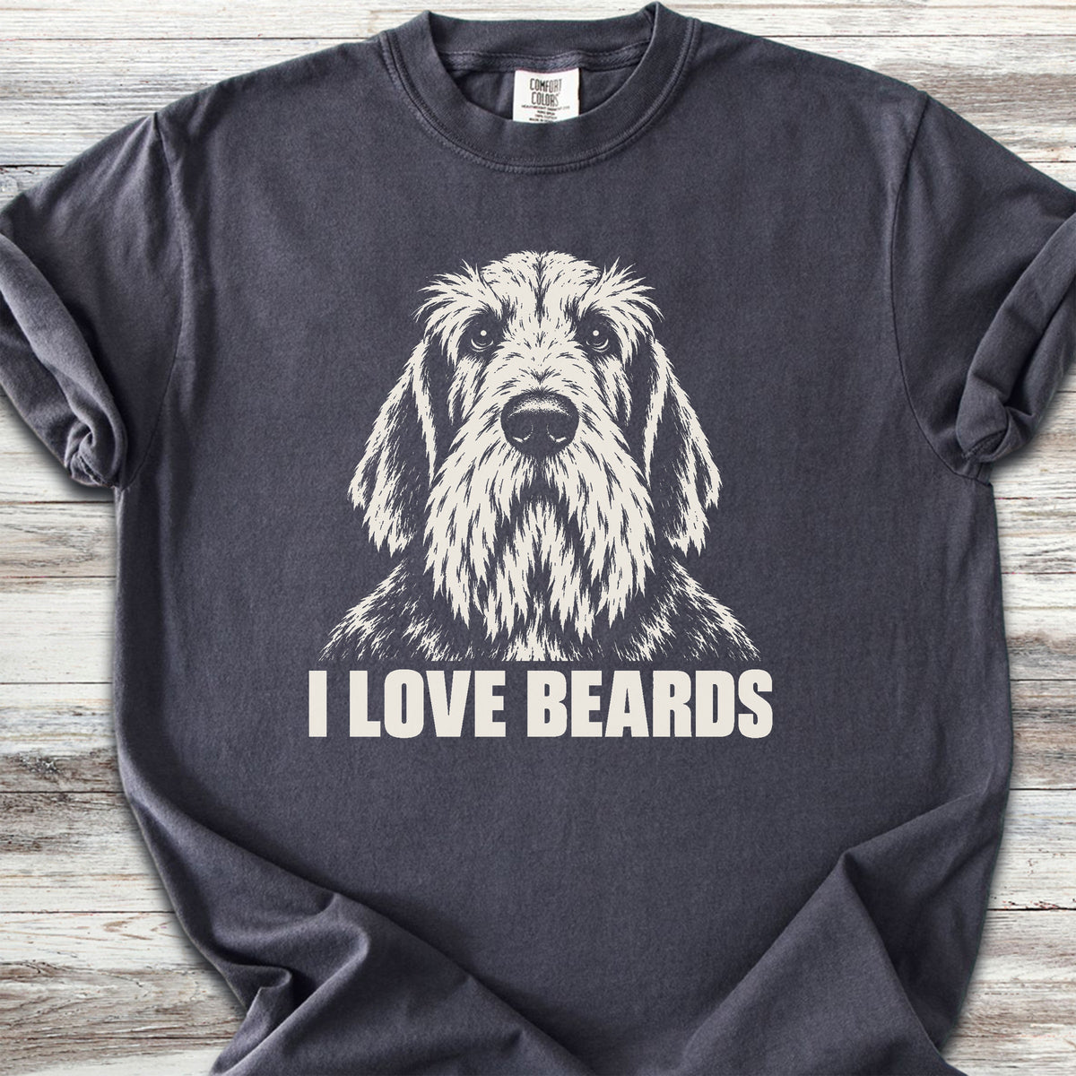 Spinone Italiano I Love Beards - Graphite