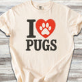 Pugs I Heart - Ivory