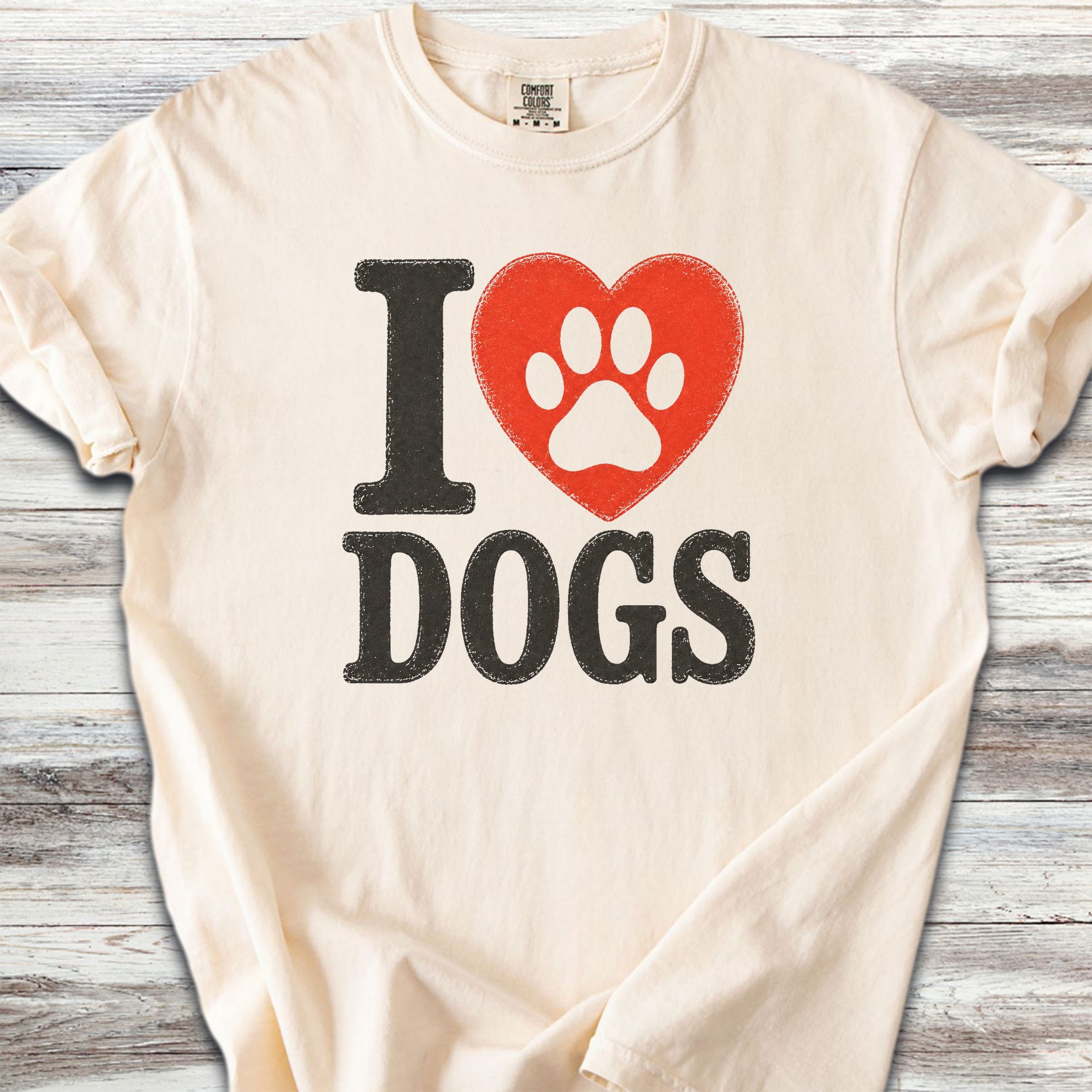 I Heart Dogs - Ivory