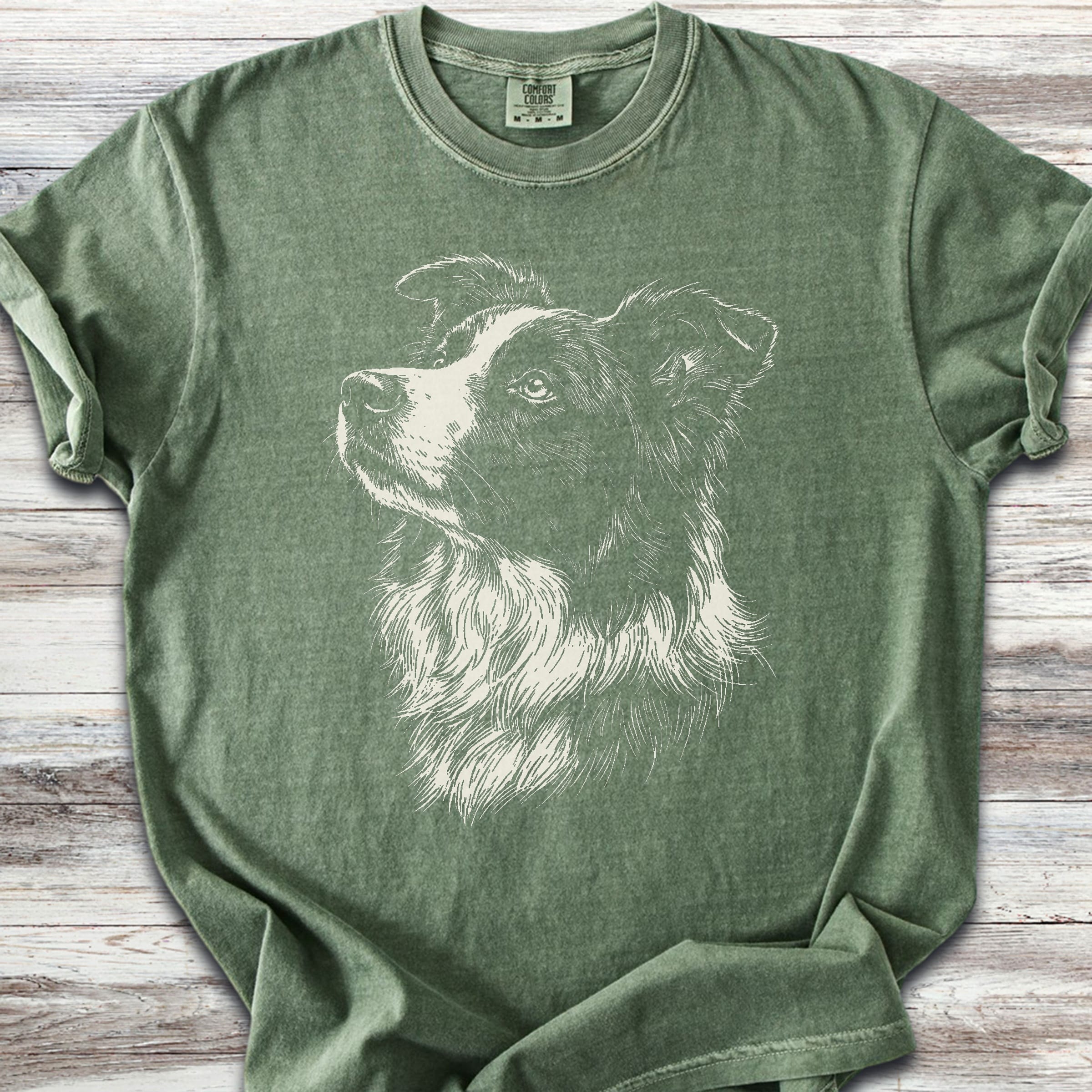 Border Collie Loyalty - Moss