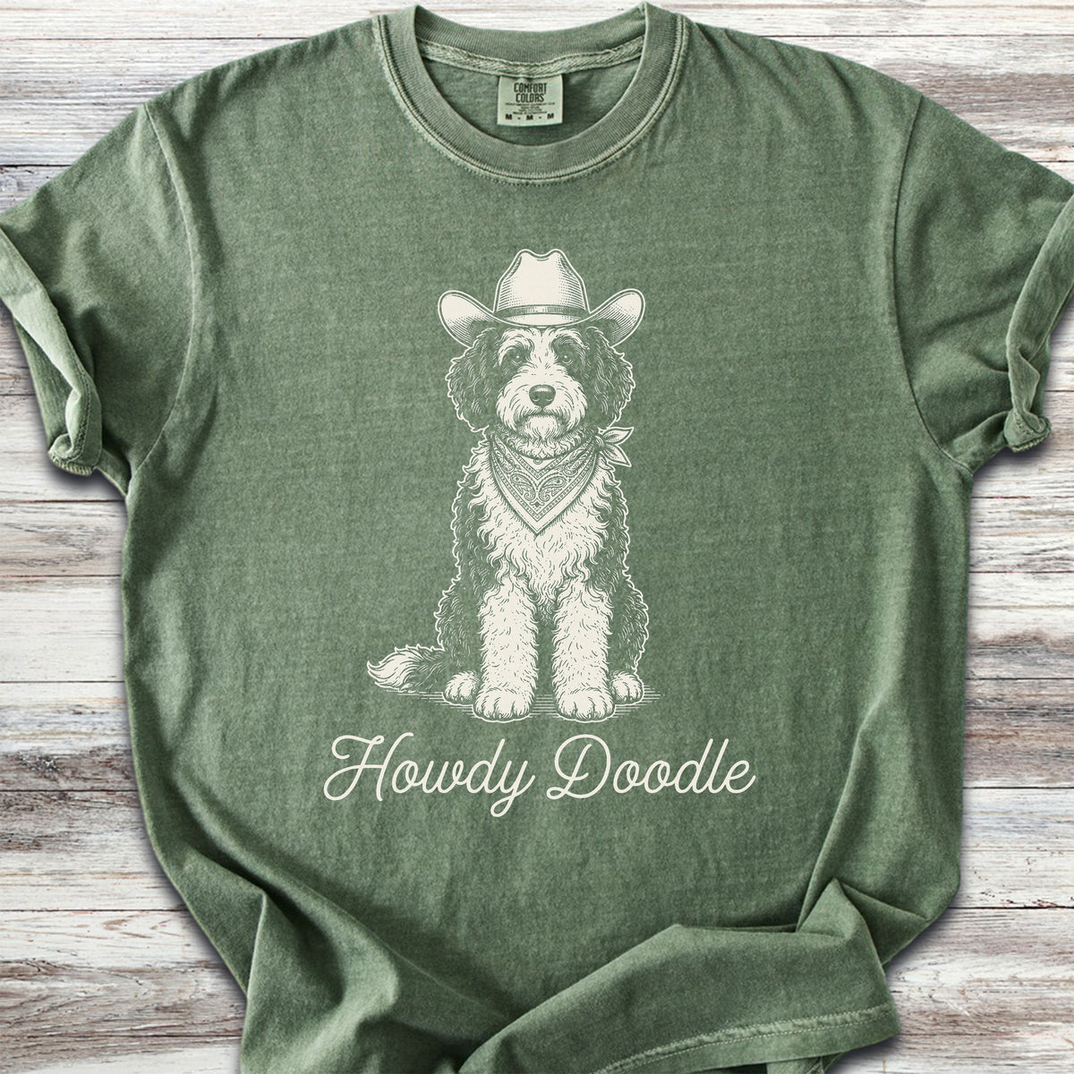 Sheepadoodle Howdy Doodle - Moss