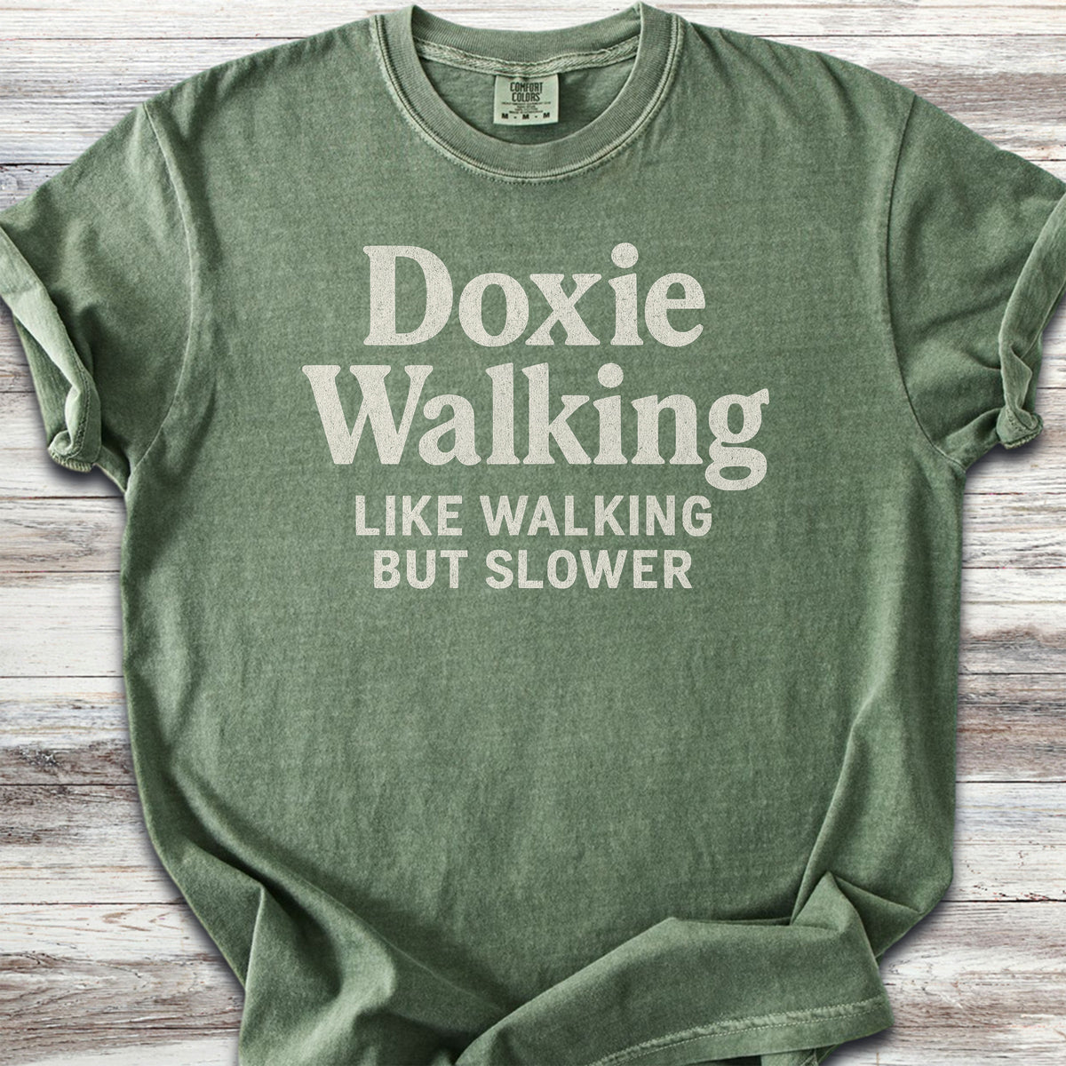 Dachshund Doxie Walking - Moss