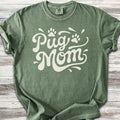 Pug Groovy Mom - Moss