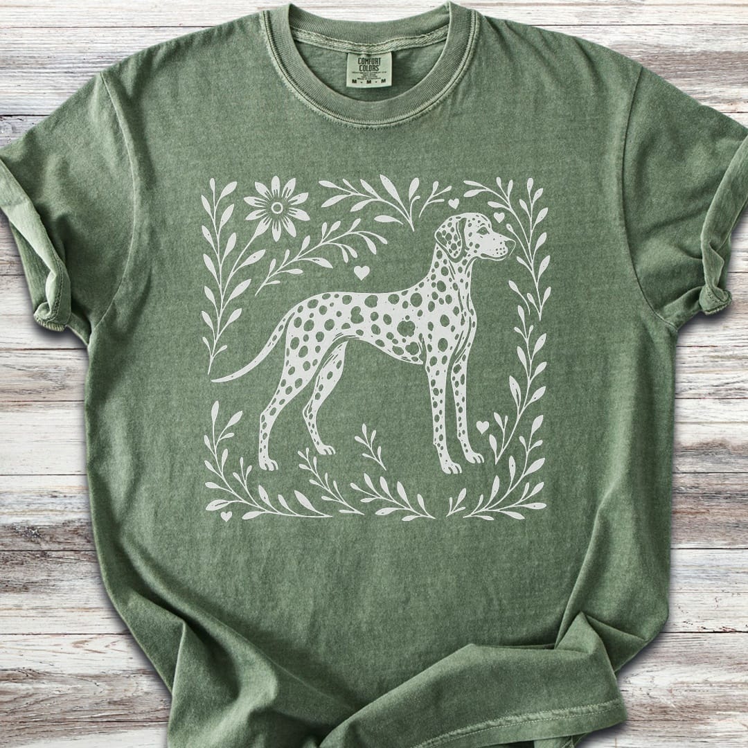 Dalmatian Linocut - Moss