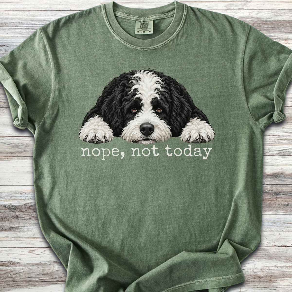 Sheepadoodle Nope - Moss