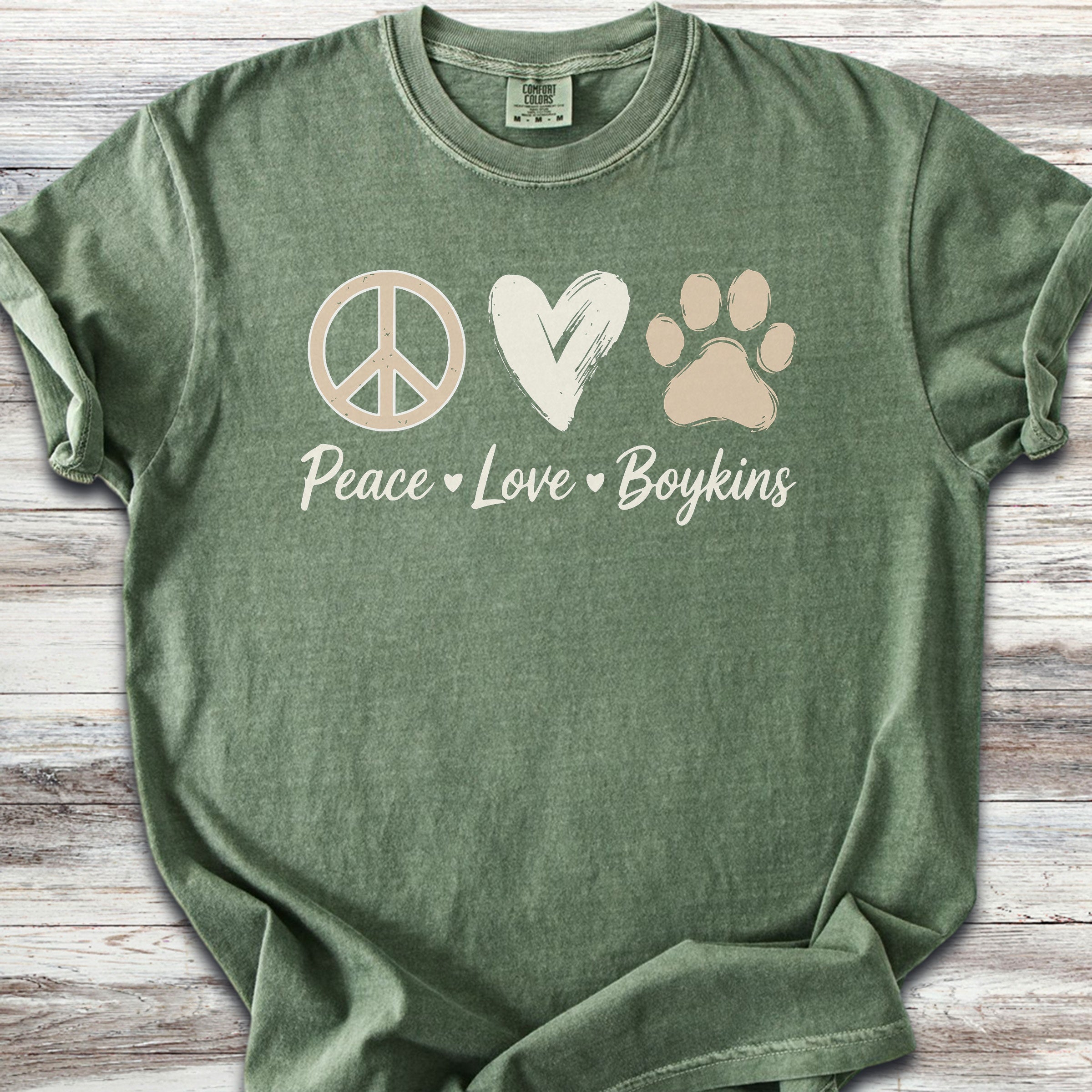 Boykin Spaniel Peace - Moss