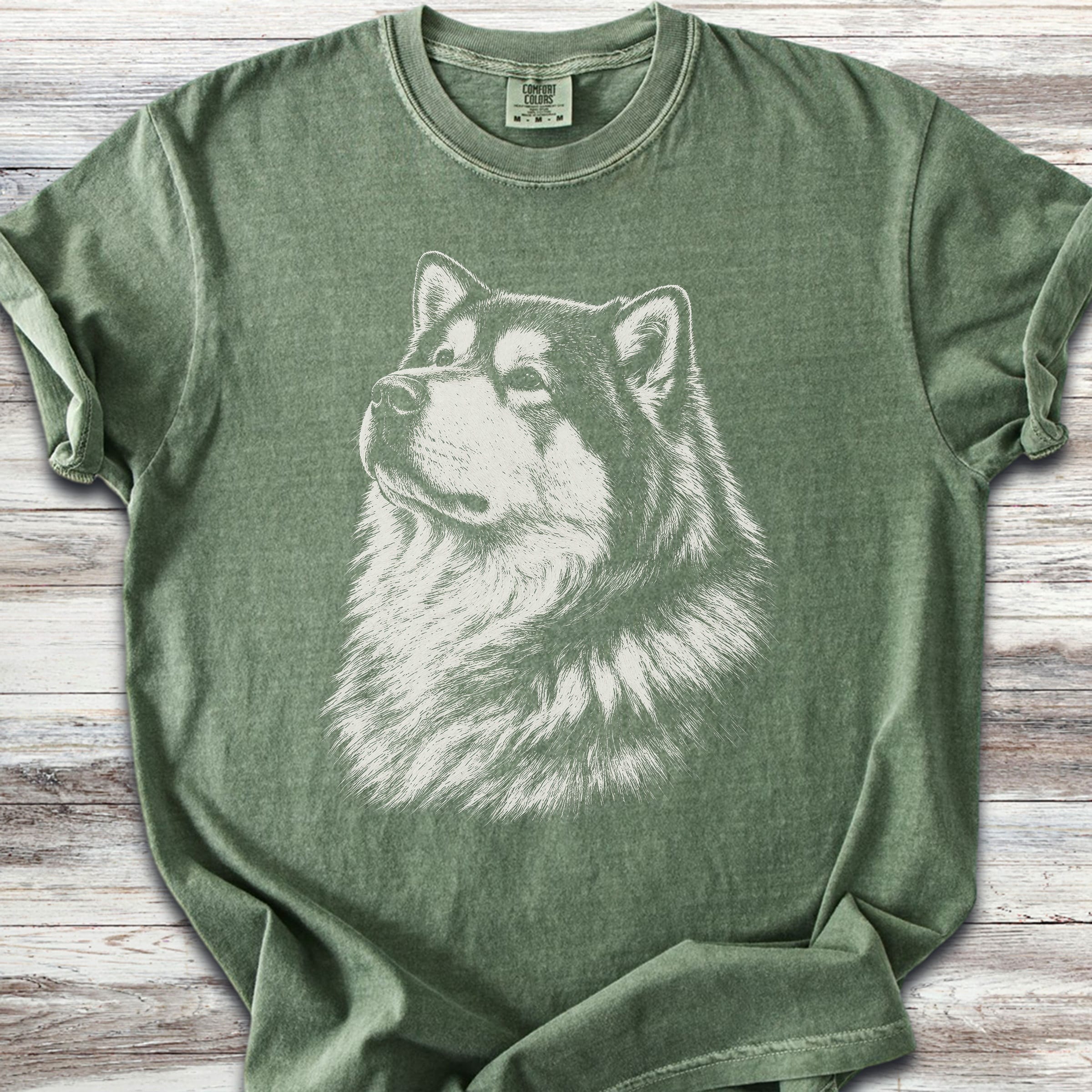 Alaskan Malamute Loyalty - Moss