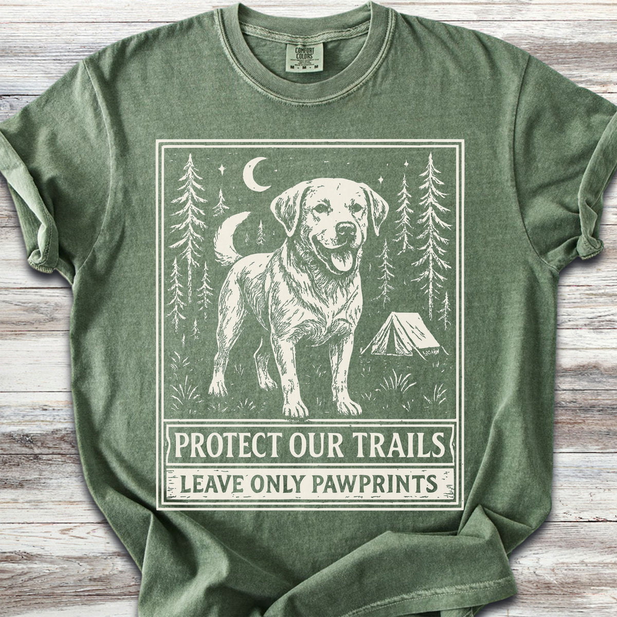 Labrador Retriever Protect Trails - Moss