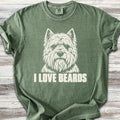 West Highland I Love Beards - Moss