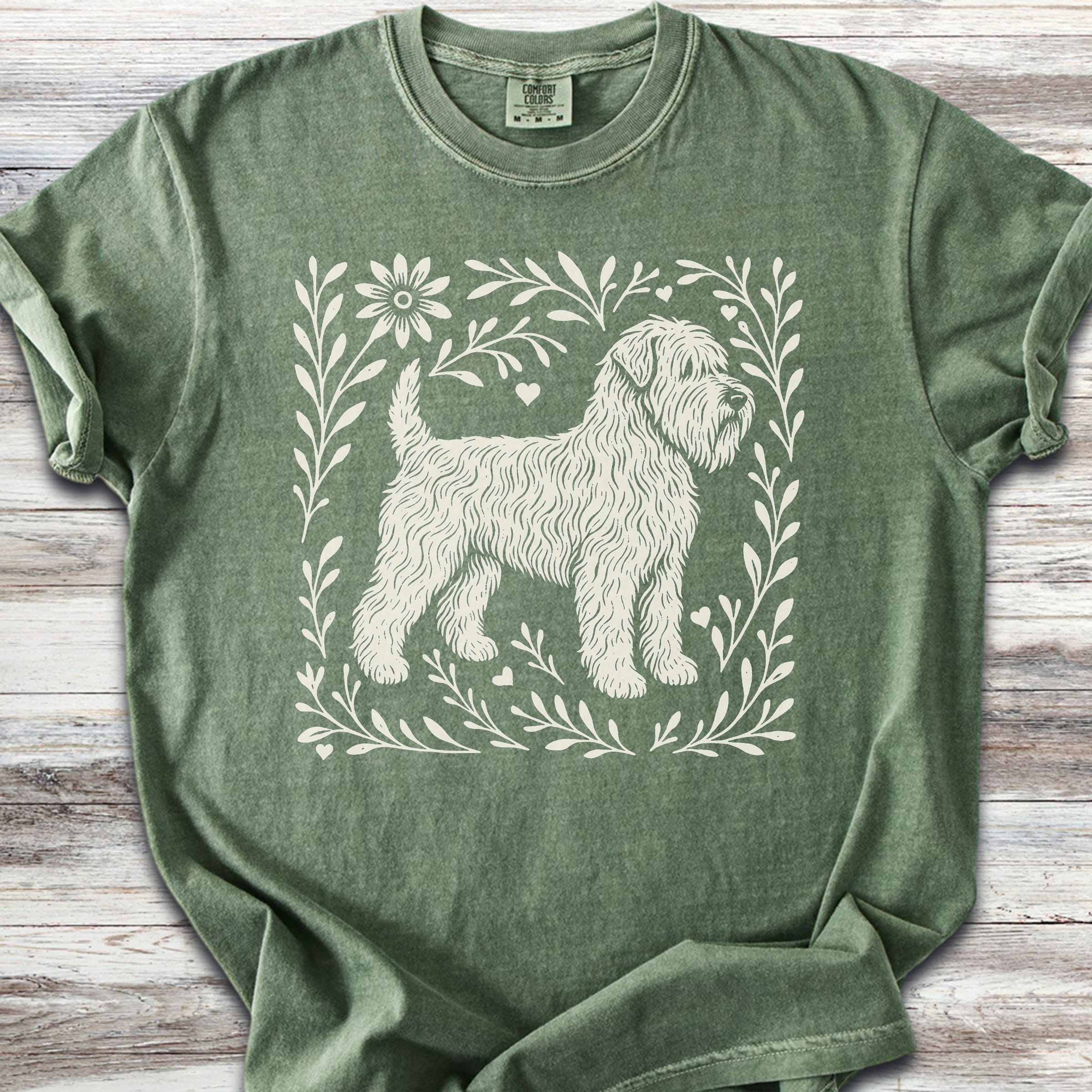 Wheaten Linocut - Moss