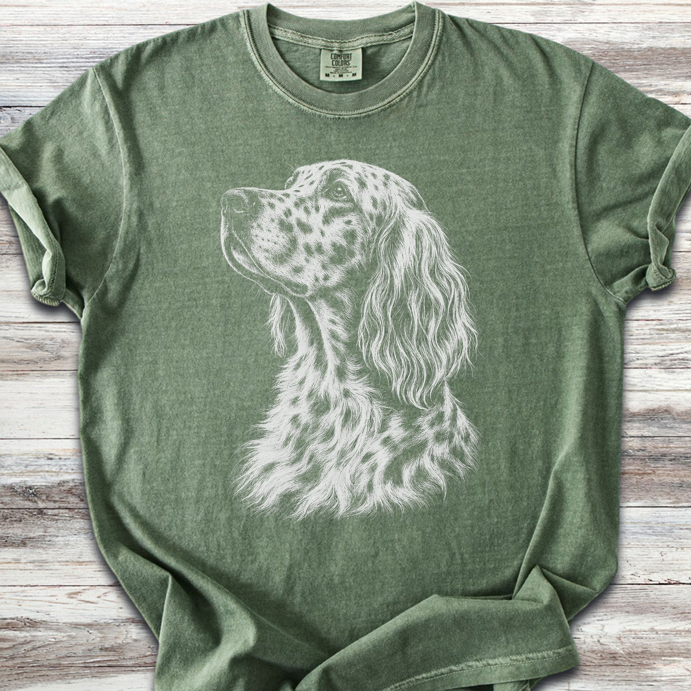 English Setter Loyalty - Moss