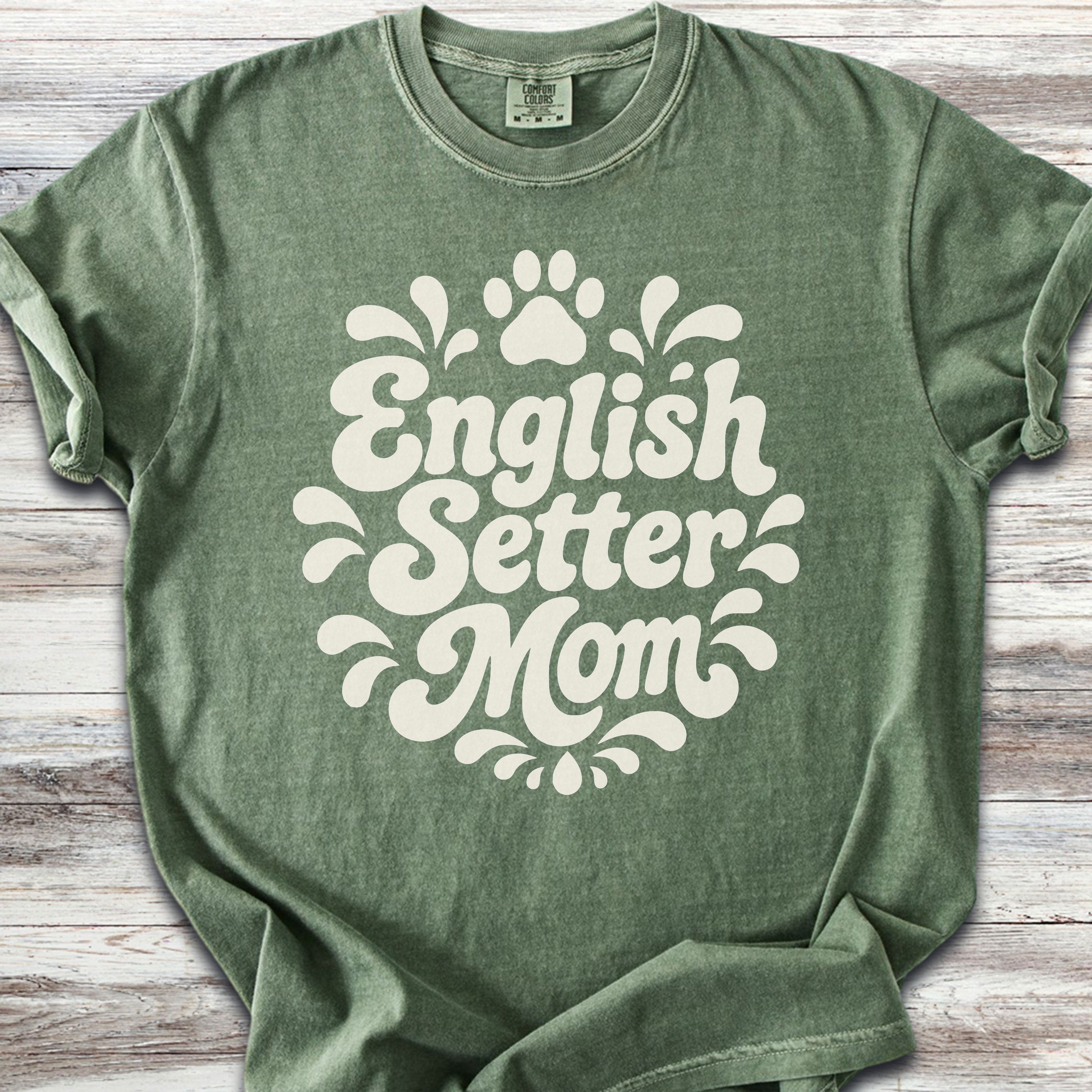 English Setter Groovy Mom - Moss