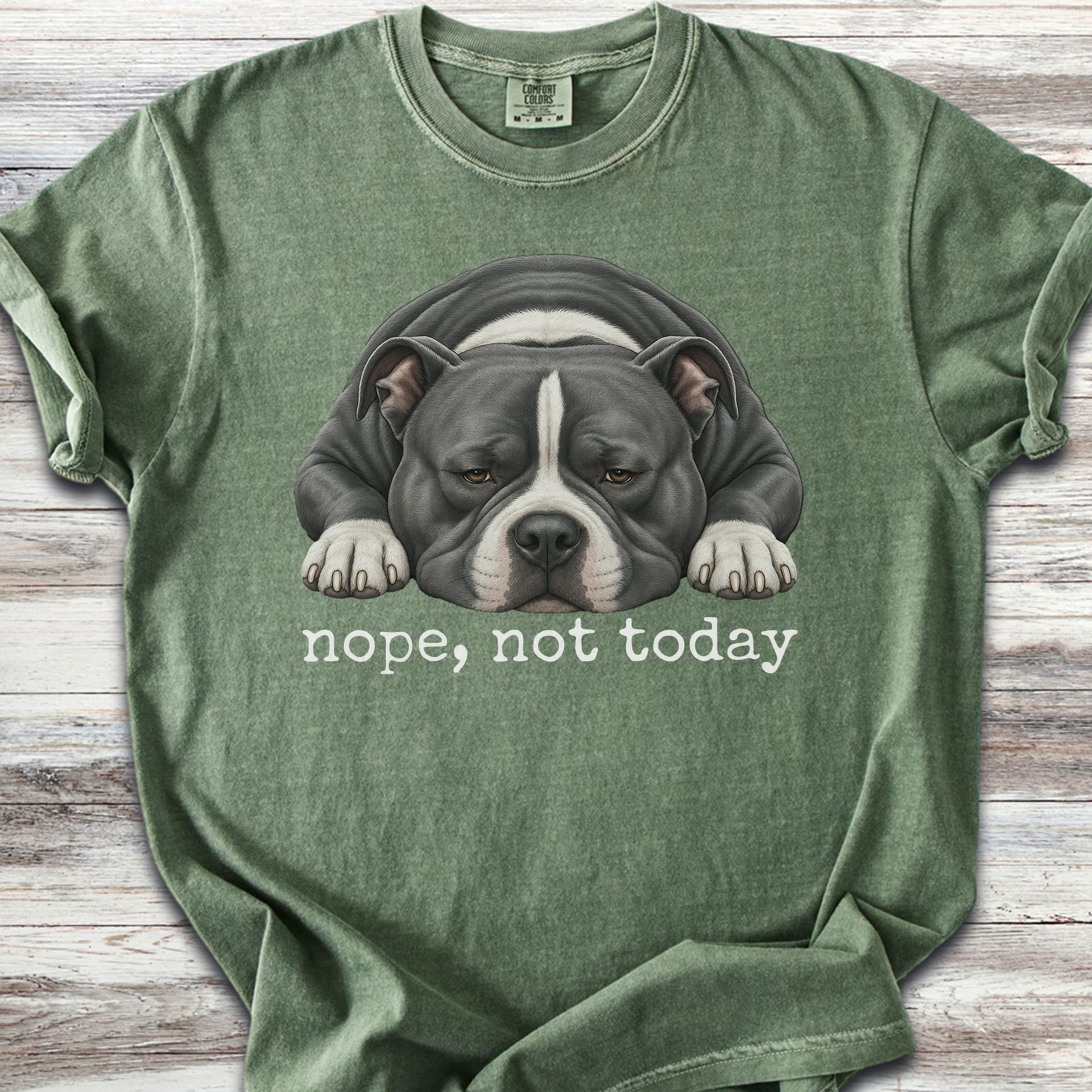 American Bully Nope - Moss