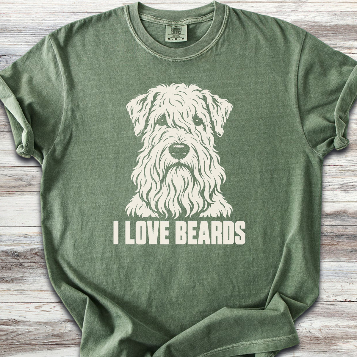 Wheaten I Love Beards - Moss