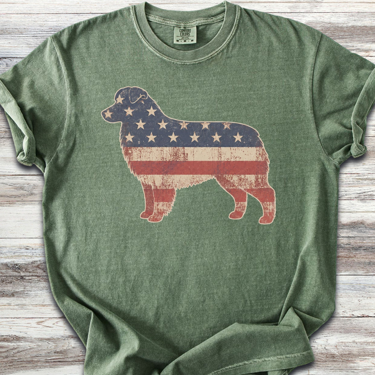Australian Shepherd Vintage USA - Moss