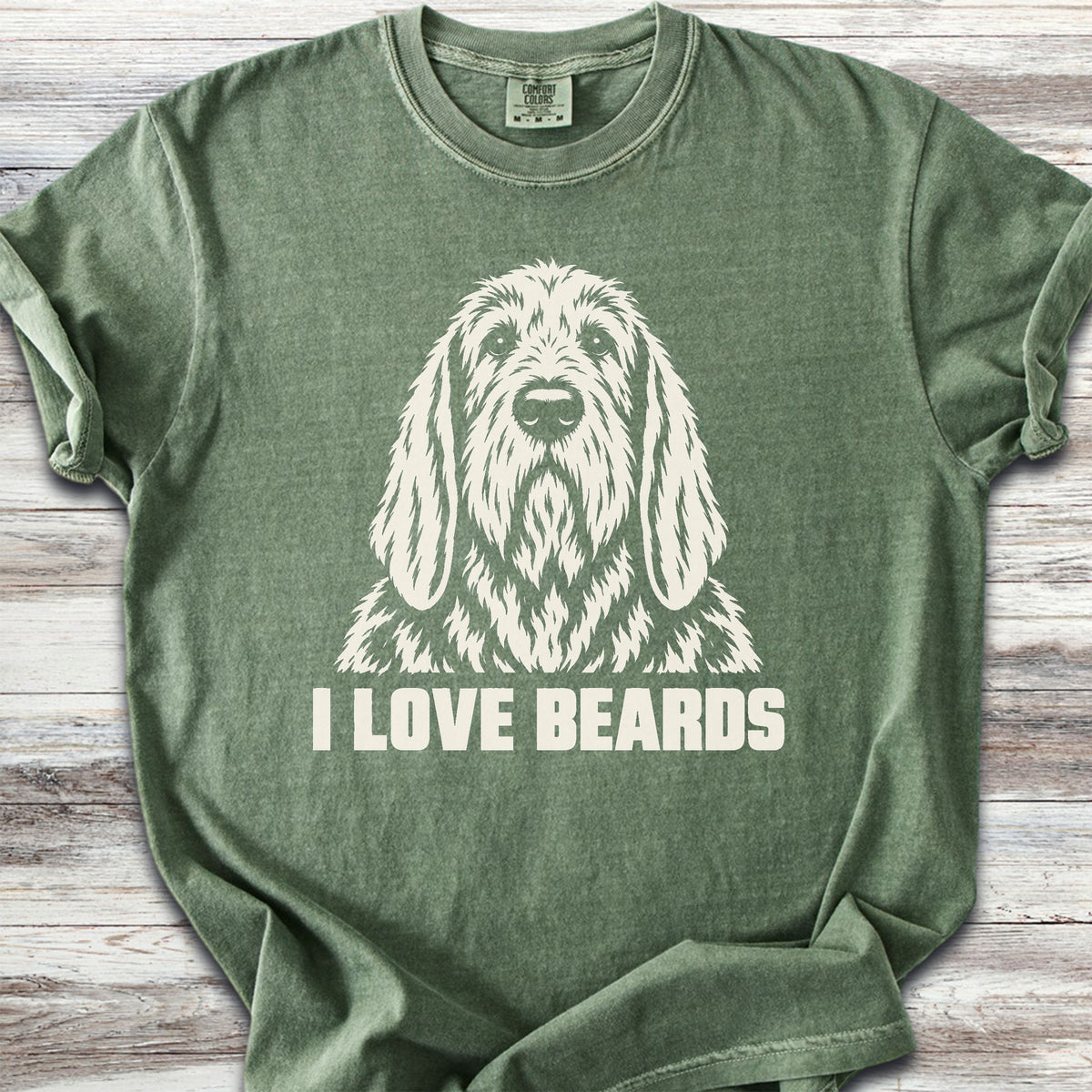 Otterhound I Love Beards - Moss
