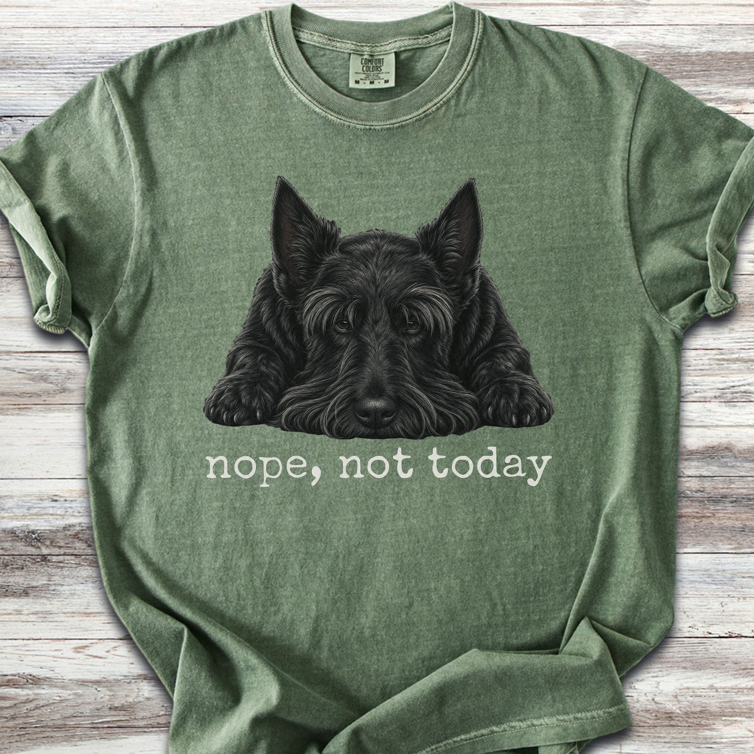 Scottish Terrier Nope - Moss