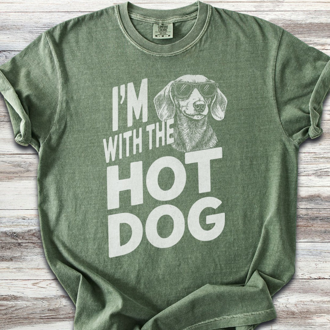 Dachshund Hot Dog - Moss