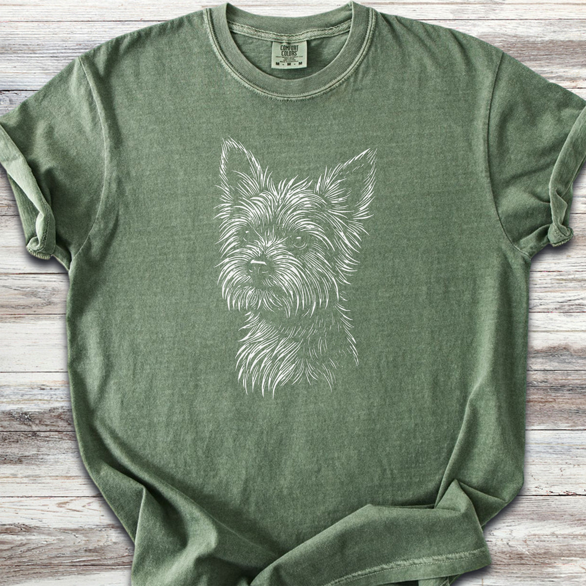 Yorkshire Terrier Sketch - Moss