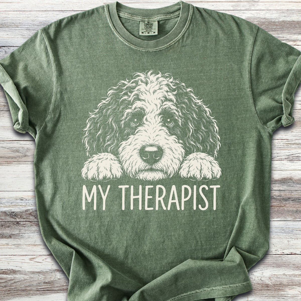 Sheepadoodle Therapist - Moss