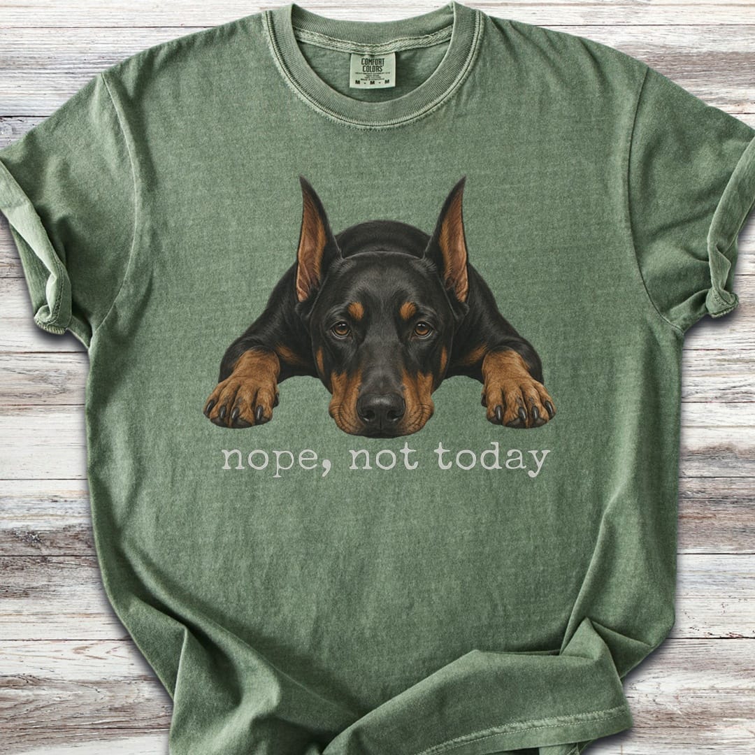 Doberman Nope - Moss