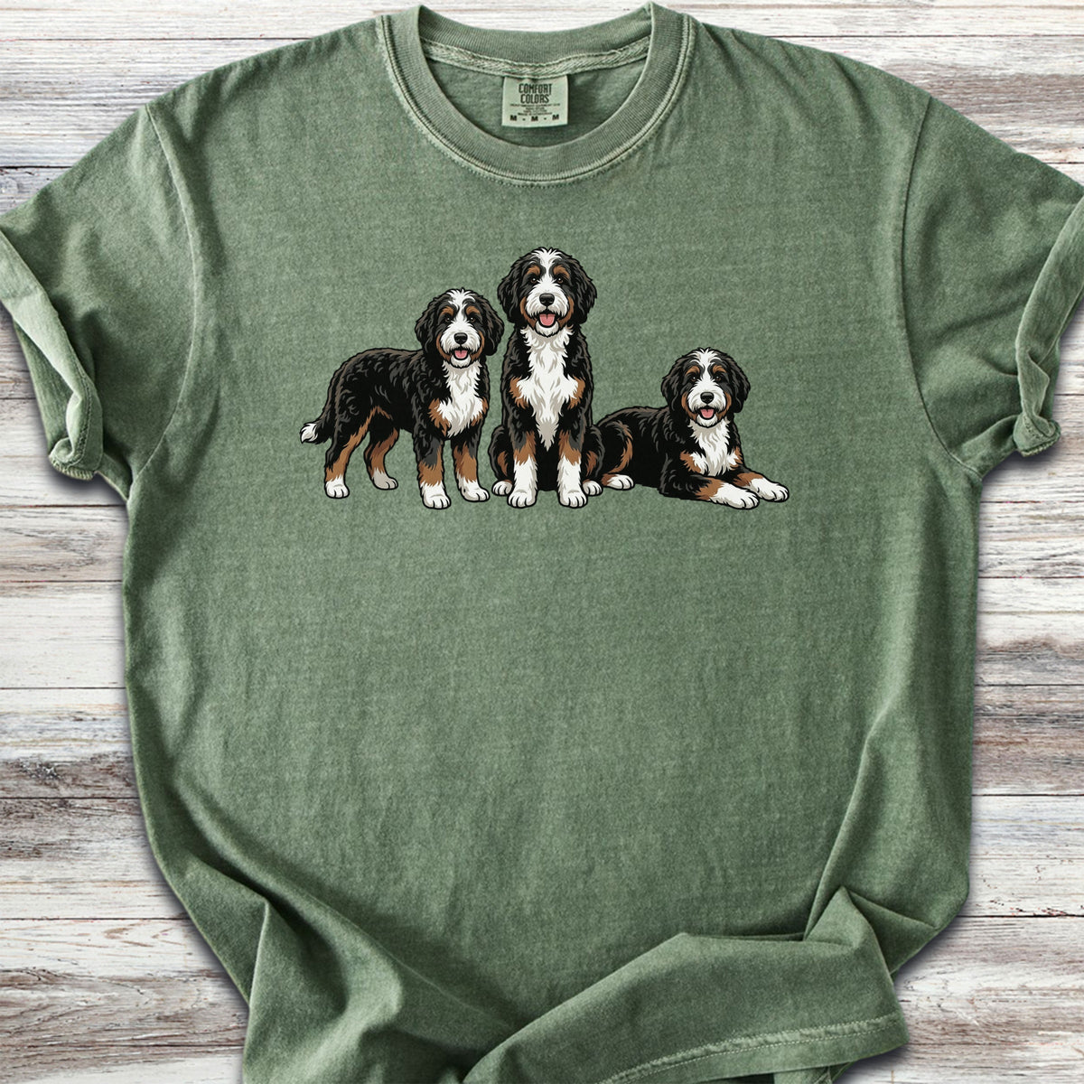 Bernedoodle Trio - Moss