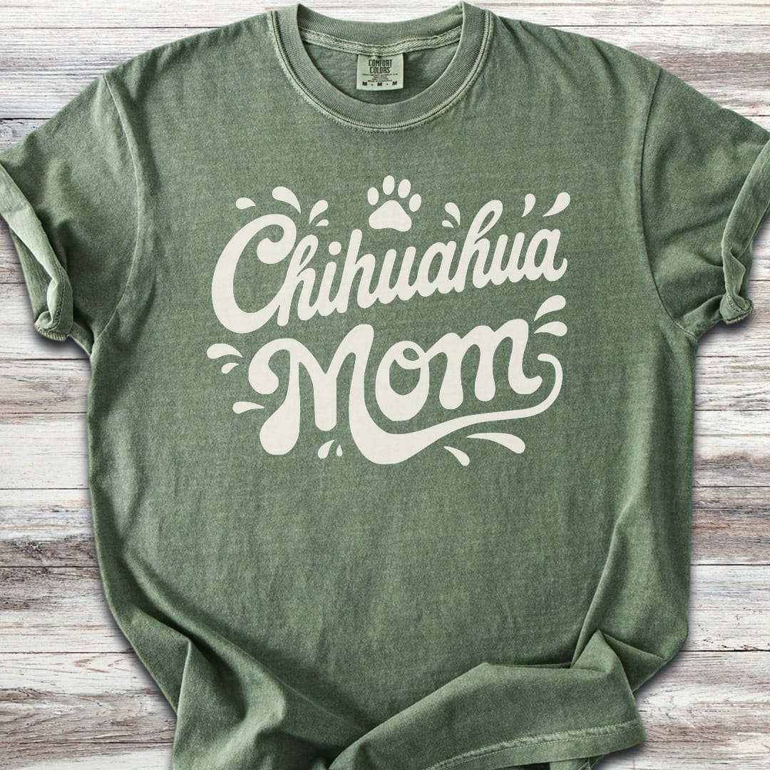 Chihuahua Groovy Mom - Moss