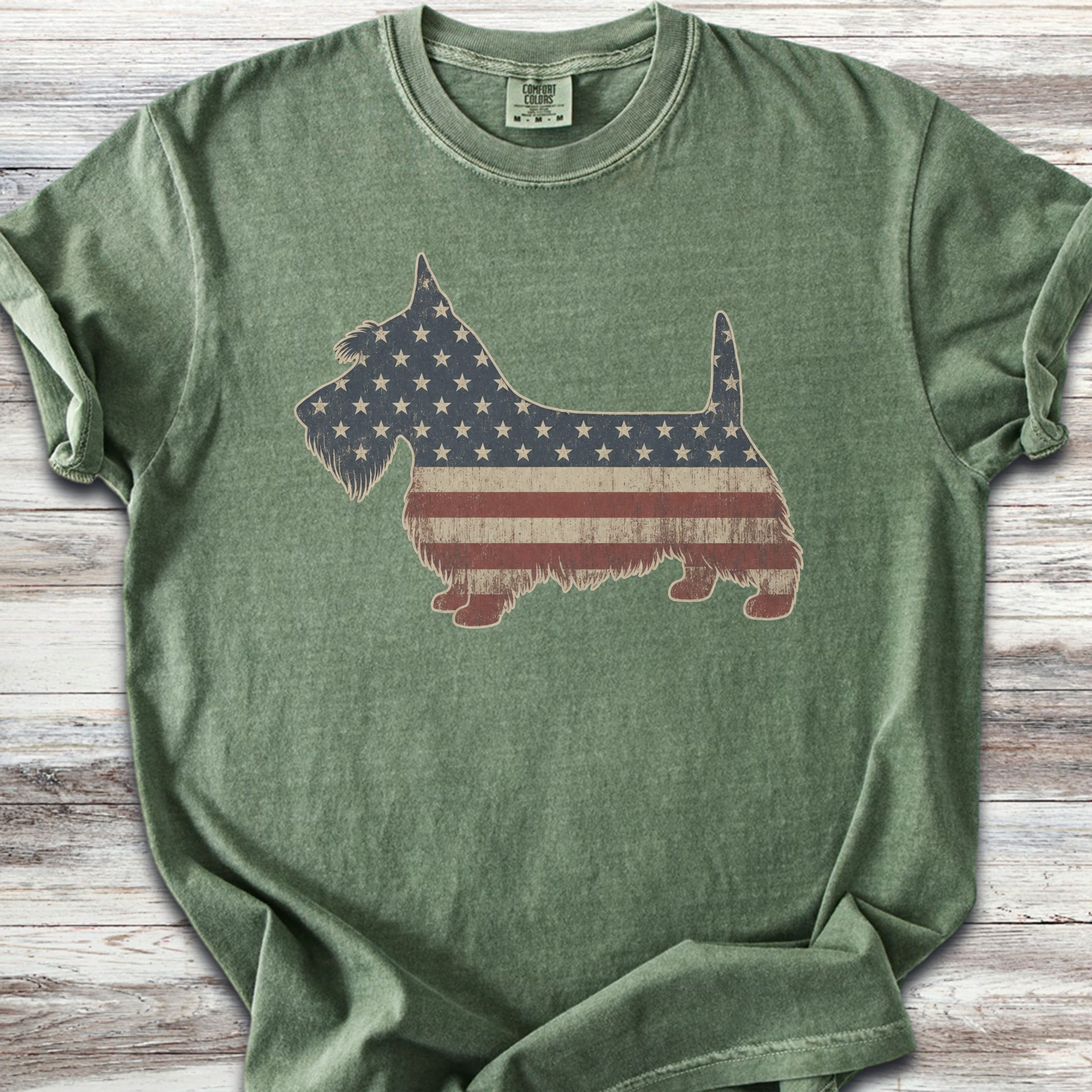 Scottish Terrier Vintage USA - Moss
