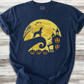 Vizsla Halloween Moon - Navy