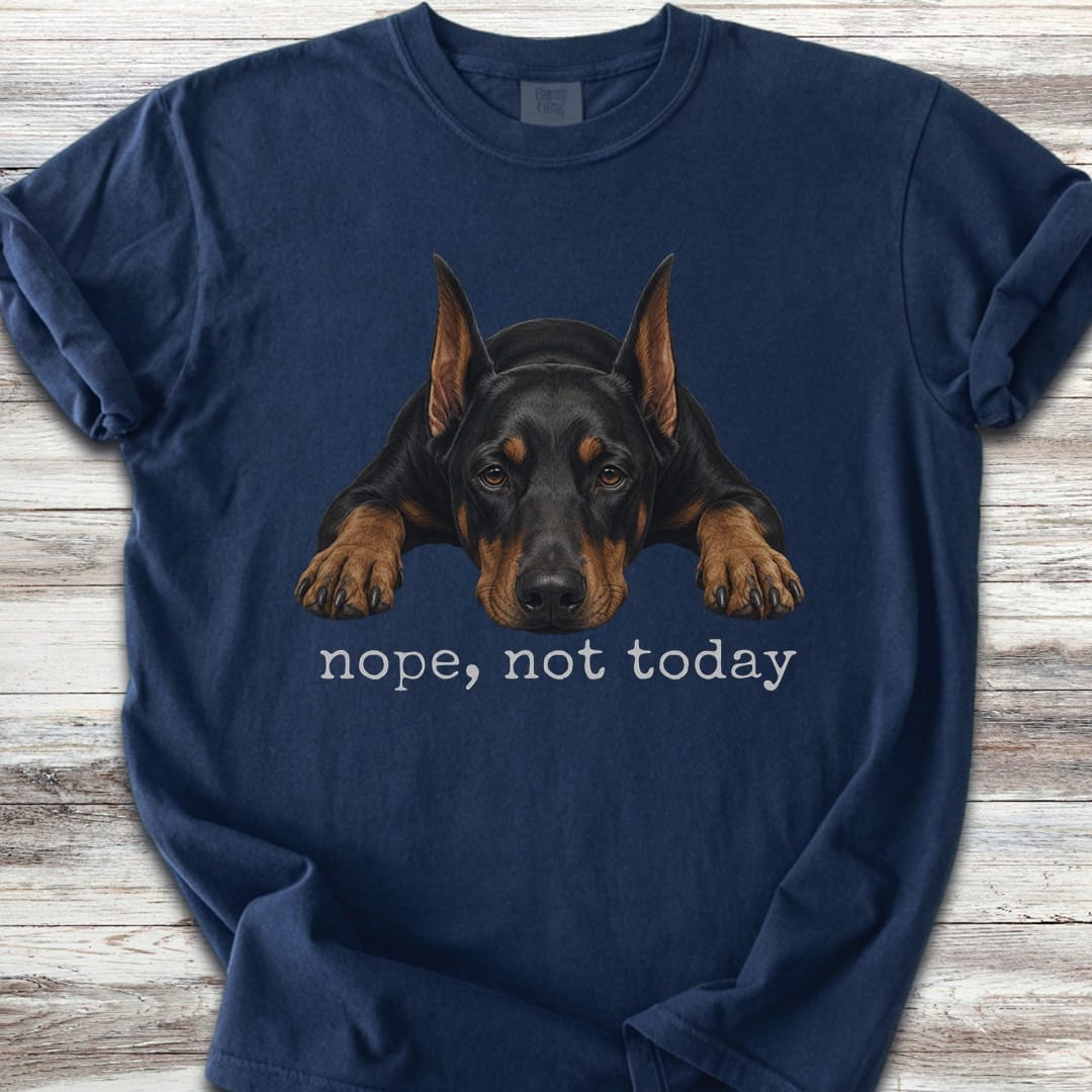 Doberman Nope - Navy