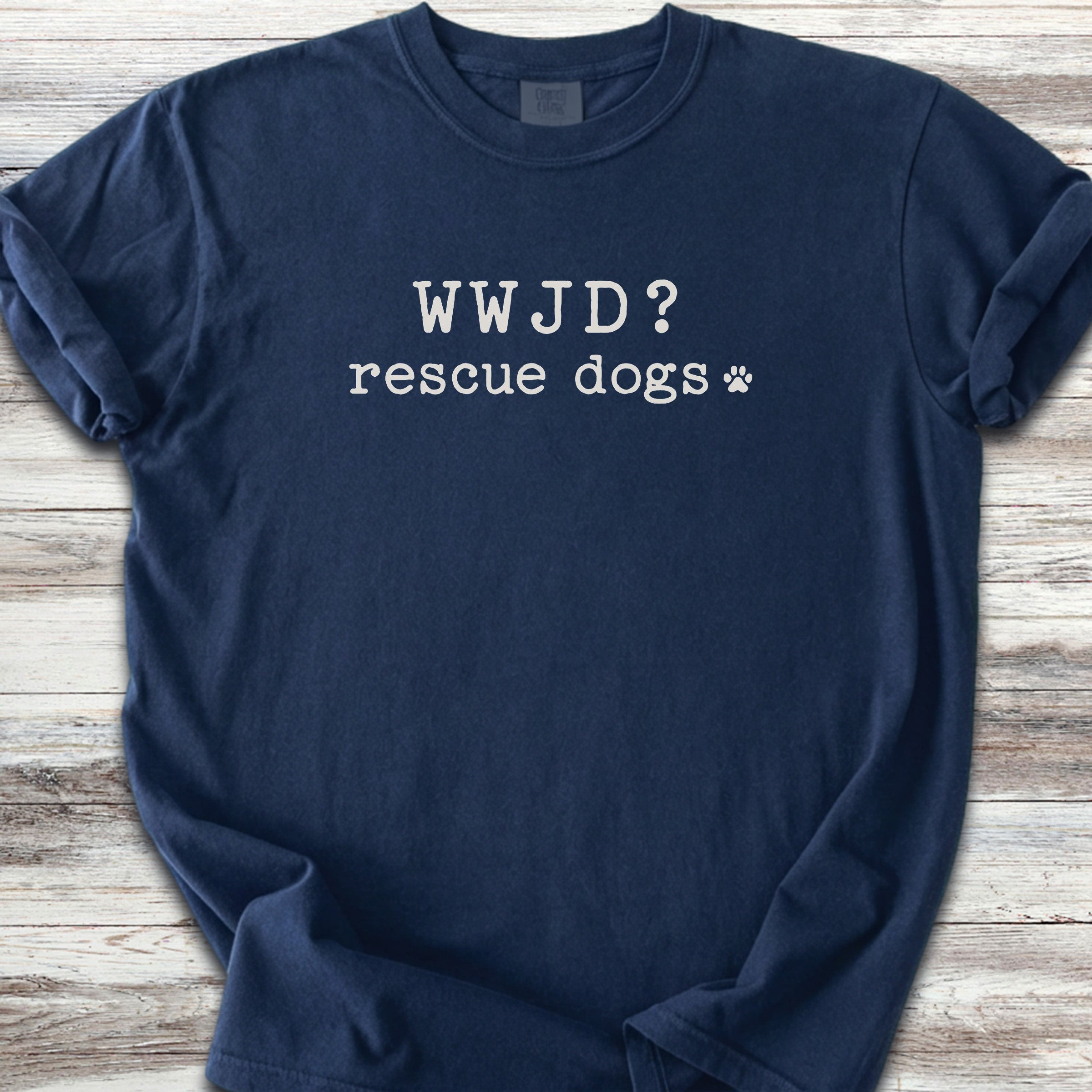 WWJD Rescue Dogs - Navy