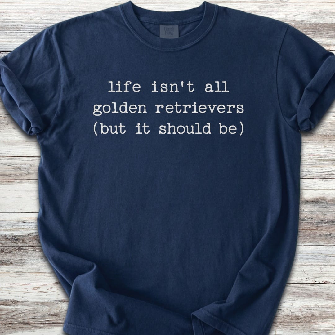 Golden Retriever Life - Navy