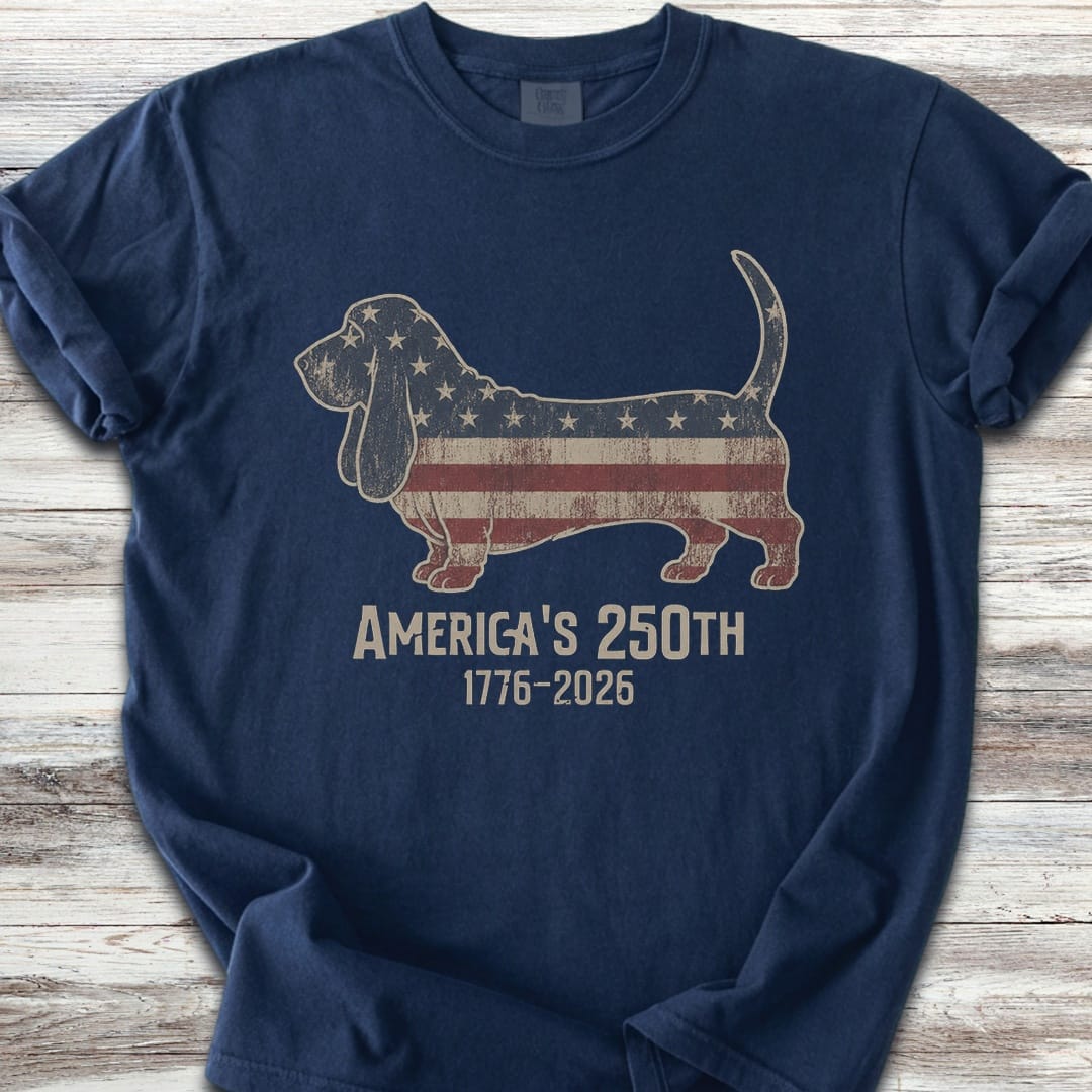 Basset Hound 250 - Navy