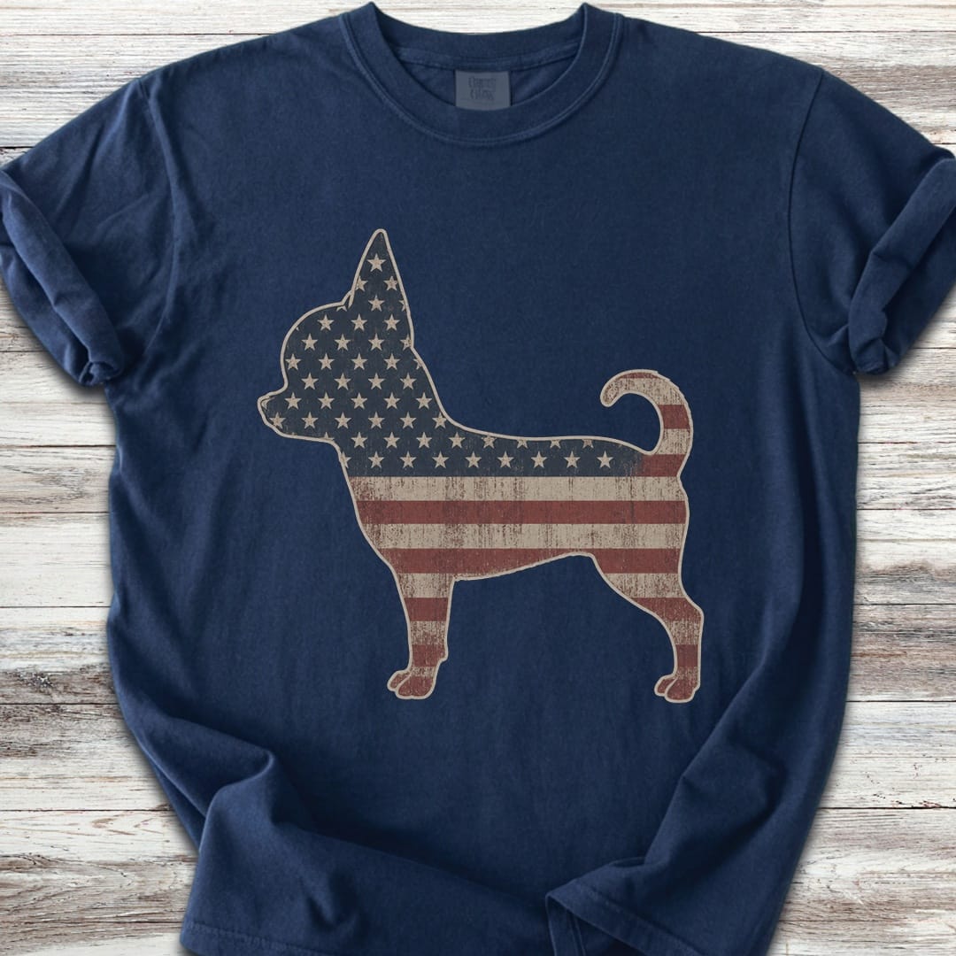 Chihuahua Vintage USA - Navy