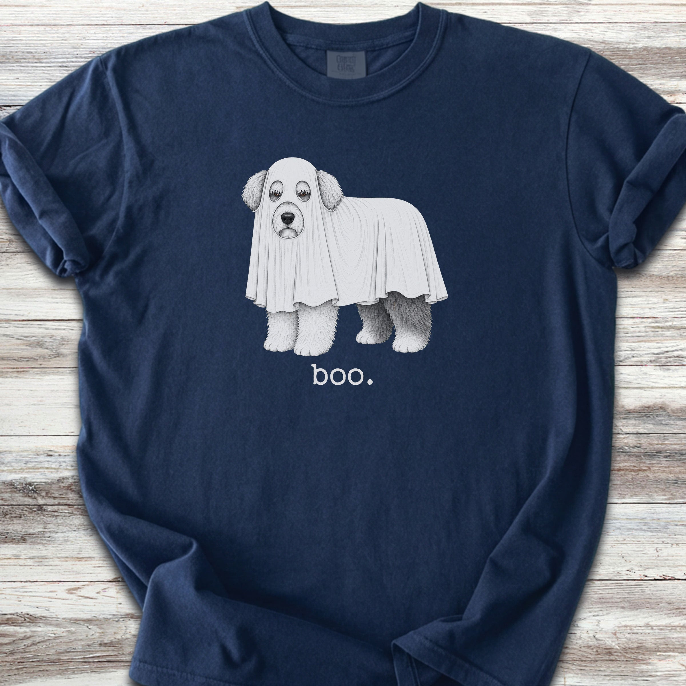 Old English Sheepdog Boo - Navy