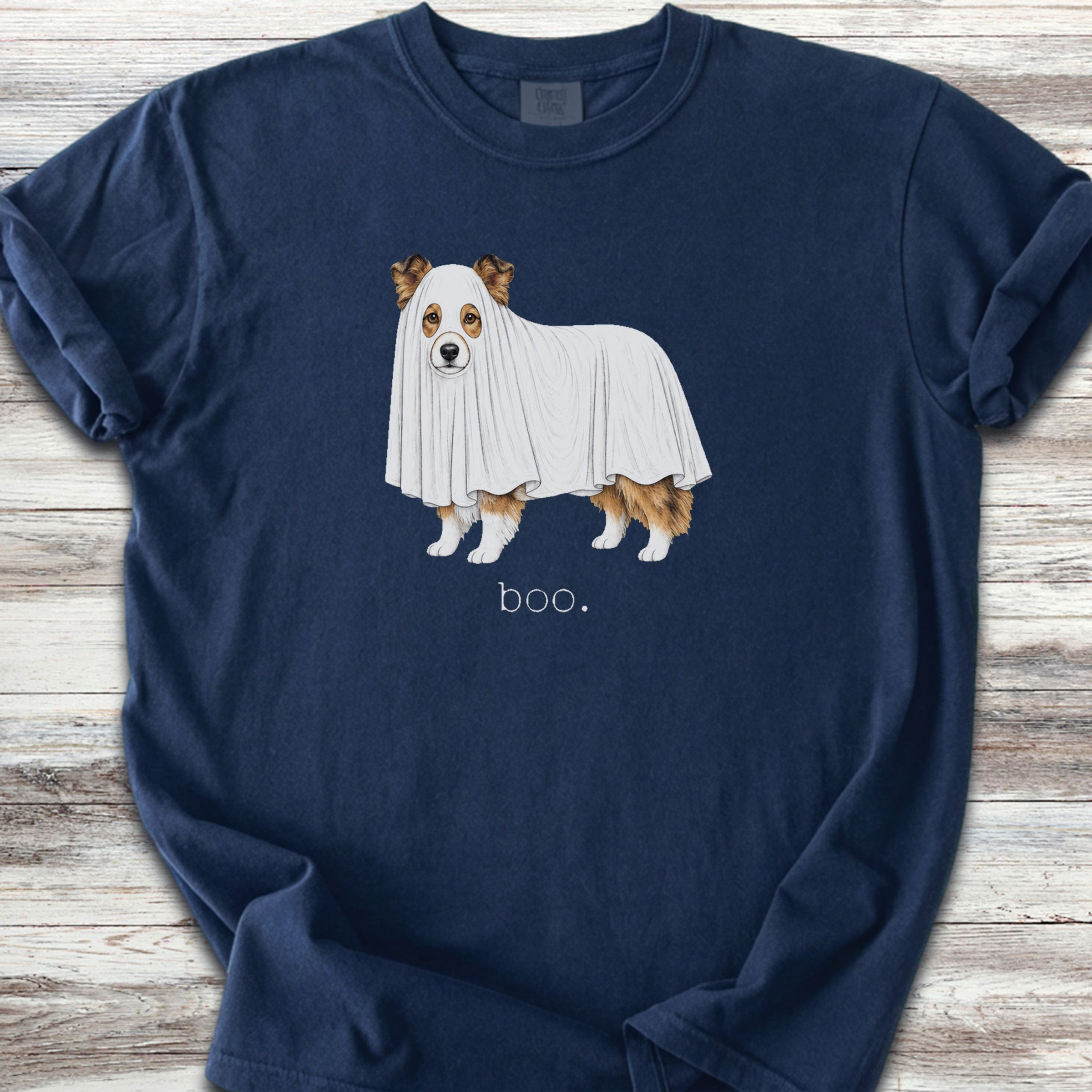 Shetland Sheepdog Boo - Navy