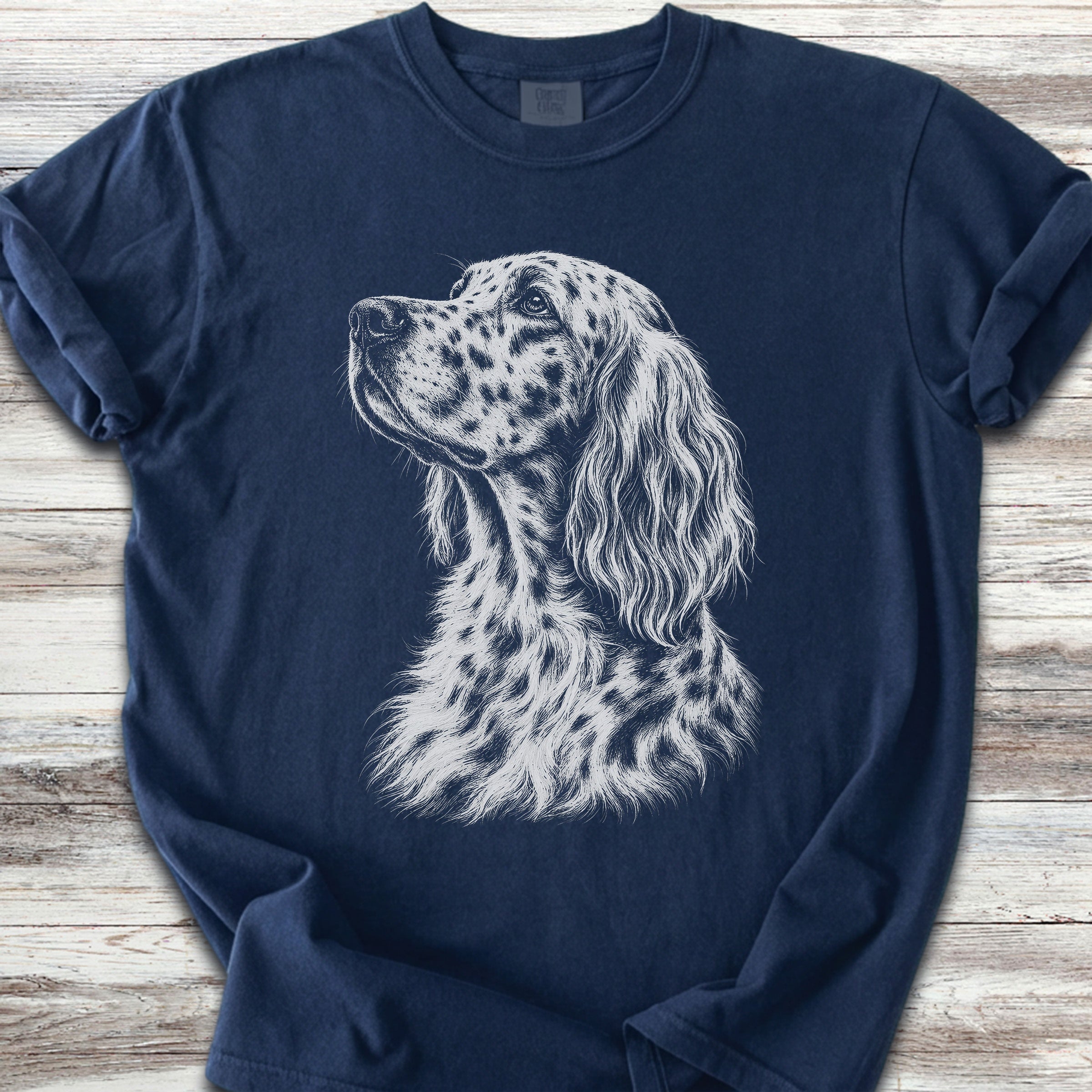 English Setter Loyalty - Navy