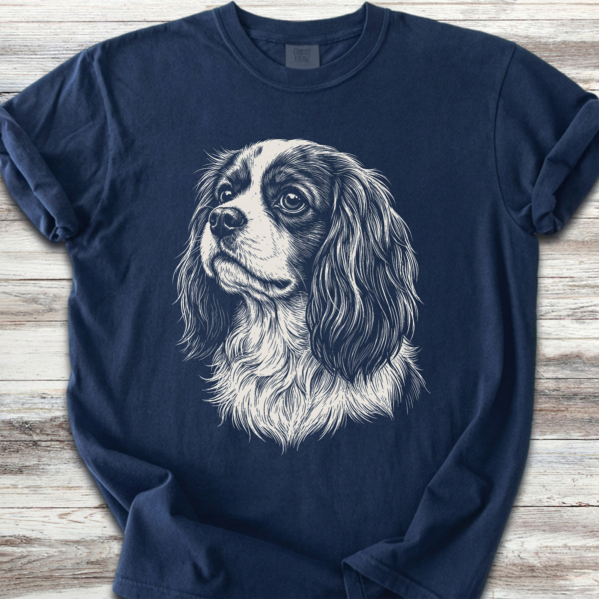 Cavalier King Charles Spaniel Loyalty - Navy