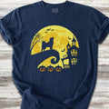 Akita Halloween Moon - Navy